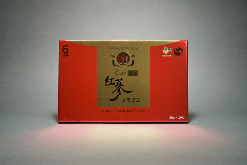 Premium Korean Red Ginseng Whole Root with Honey 30g*10