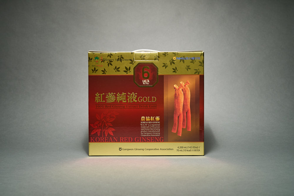 100% Red Ginseng Extract Drink Gold Tea